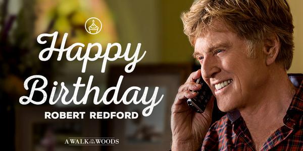 Happy Birthday to the one and only Robert Redford! with him September 2nd in 