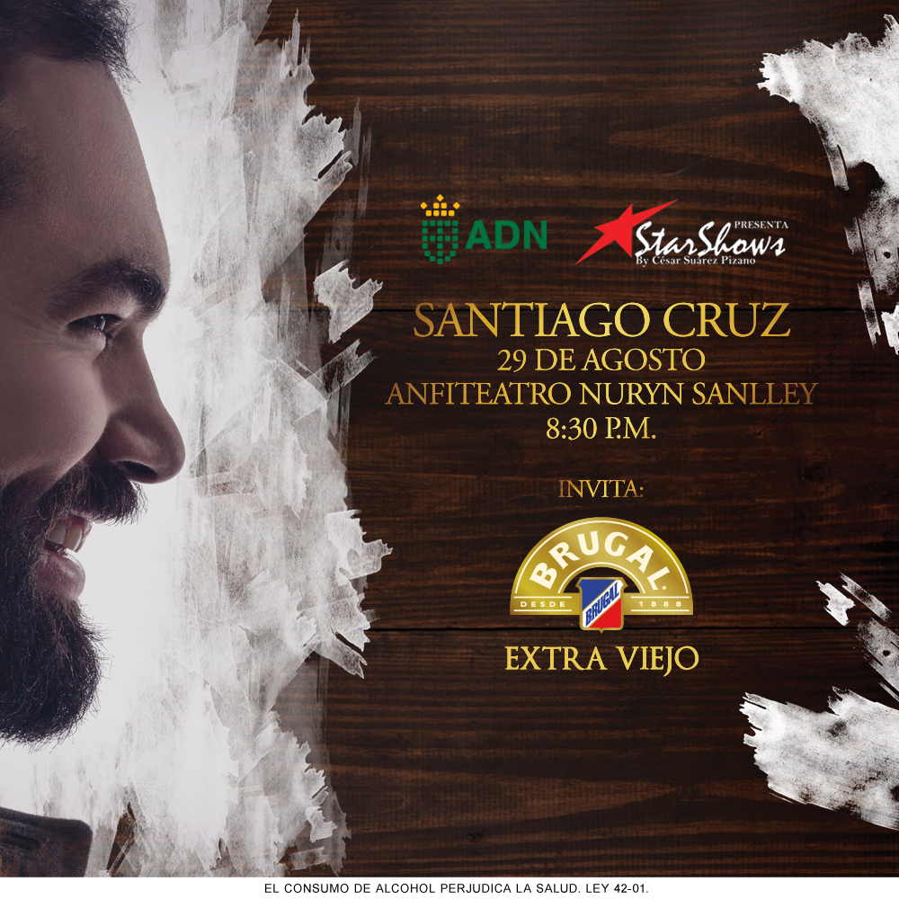RonBrugalRD's tweet photo. Santiago Cruz quiere compartir contigo una noche inimitable este próximo 29 de Agosto. #SerParteDeLaHistoria http://t.co/YuFGbszTgI