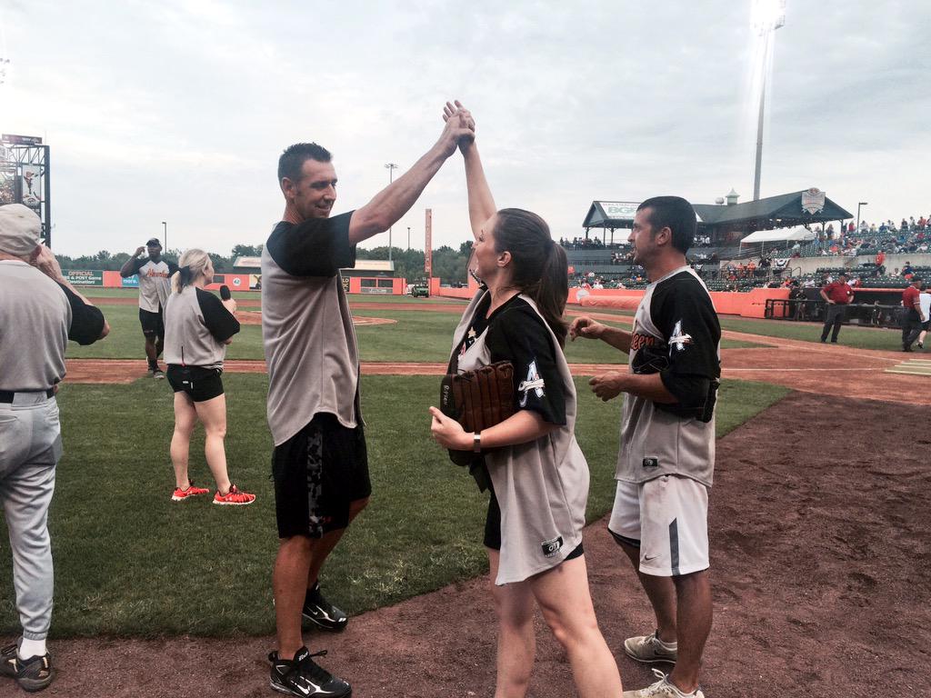 teams4taps's tweet photo. A very fun game! Thanks @IronBirds ~ now we will watch you play! ⚾️🇺🇸😊 http://t.co/6dBOxmhpDq