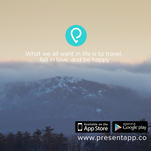 PresentAppCo's tweet photo. Choose happiness. :) #presentapp #travel #memories #qotd http://t.co/OiGrLjd91f