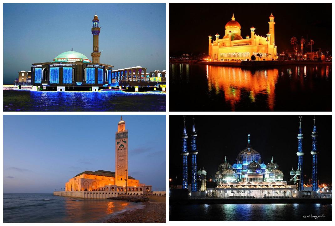 topislamicnet's tweet photo. 4 beautiful Masjids that are surrounded by water:
1. Jeddah
2. Brunei
3. Morocco
4. Malaysia http://t.co/edoWSGelor