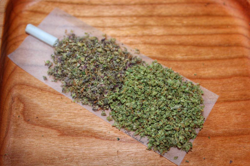 как измельчить листья марихуаны