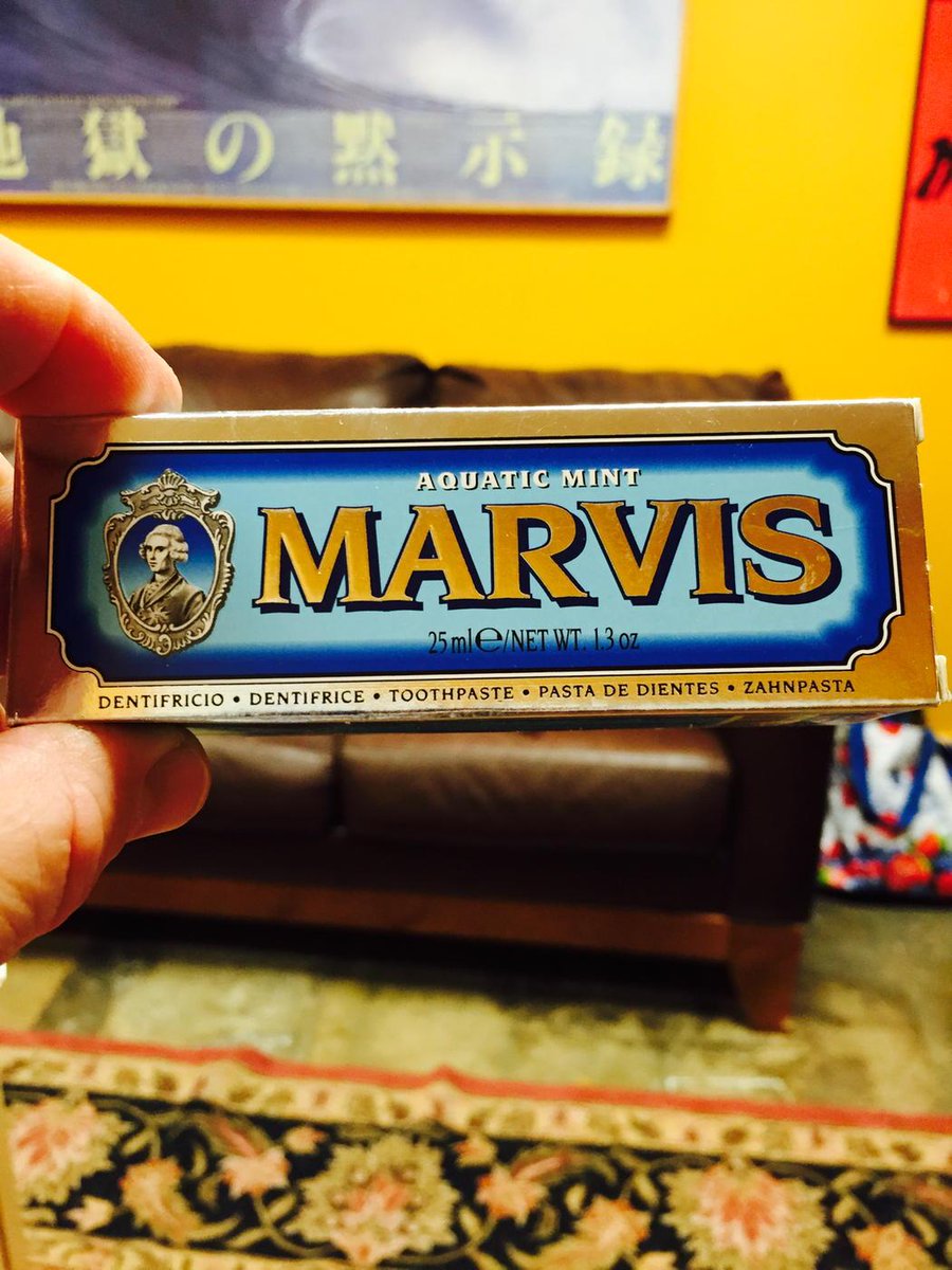 Buy some if you want to start or end your day with " a little Marvis in your mouth!"
