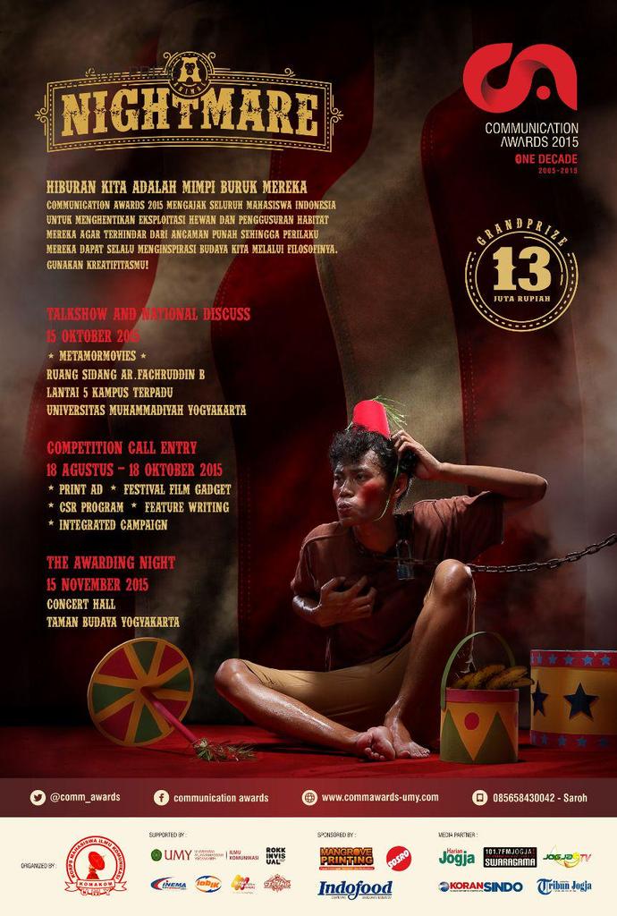 Selain MATAF dan Makrab 2015, kita jg punya agenda super dahsyat yang berumur 1 DEKADE. Ini nih #CA2015 <a href="/comm_awards/">Communication Awards</a>