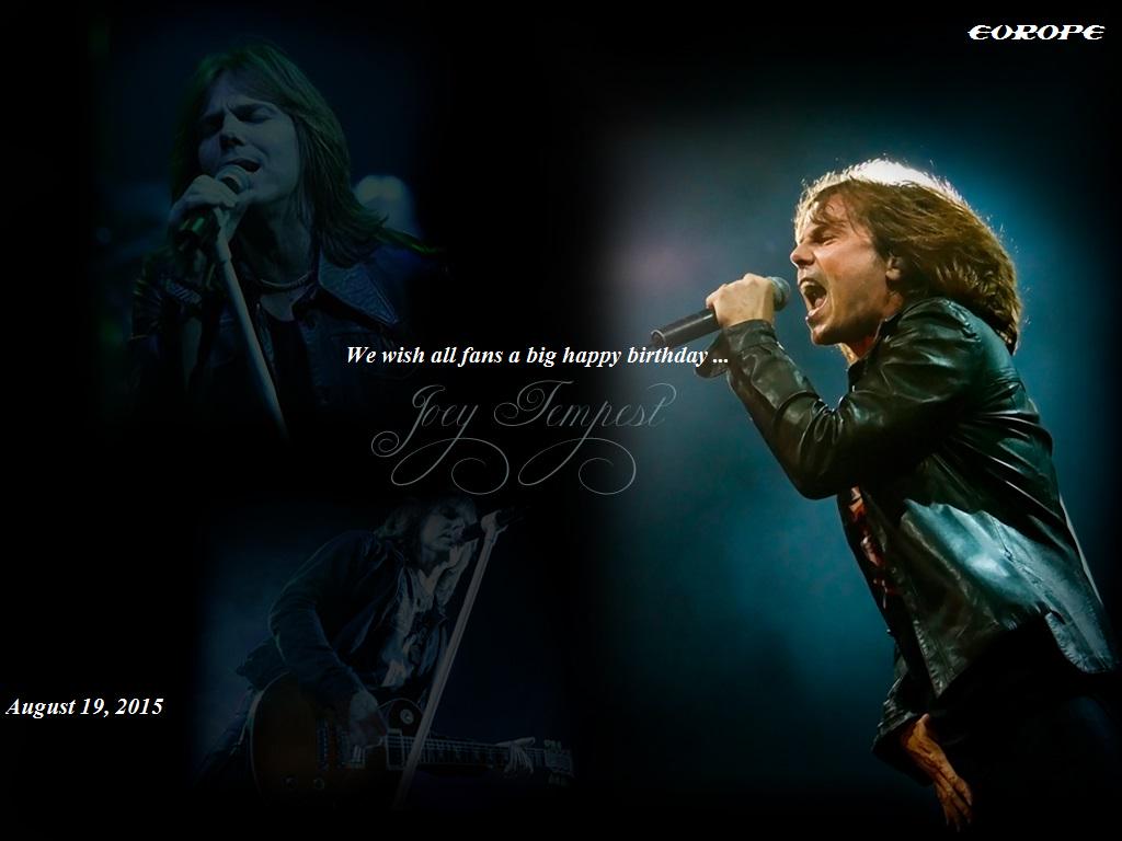 Happy Birthday Joey Tempest. 