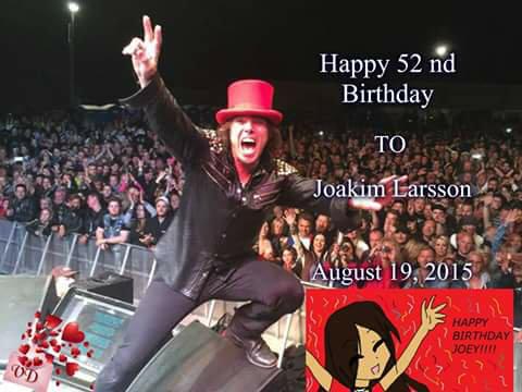Happy Birthday Joey Tempest   