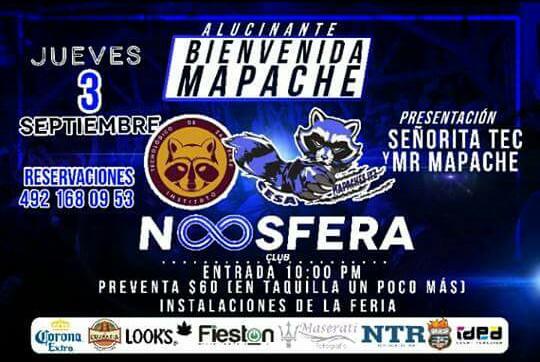EventosMapaches's tweet photo. Esto se va a poner bueno! Presentación de #SeñoritaTec y #MrMapache #Alucinante #SoyMapache #NoosferaNosEspera http://t.co/0JV3RZMPiX
