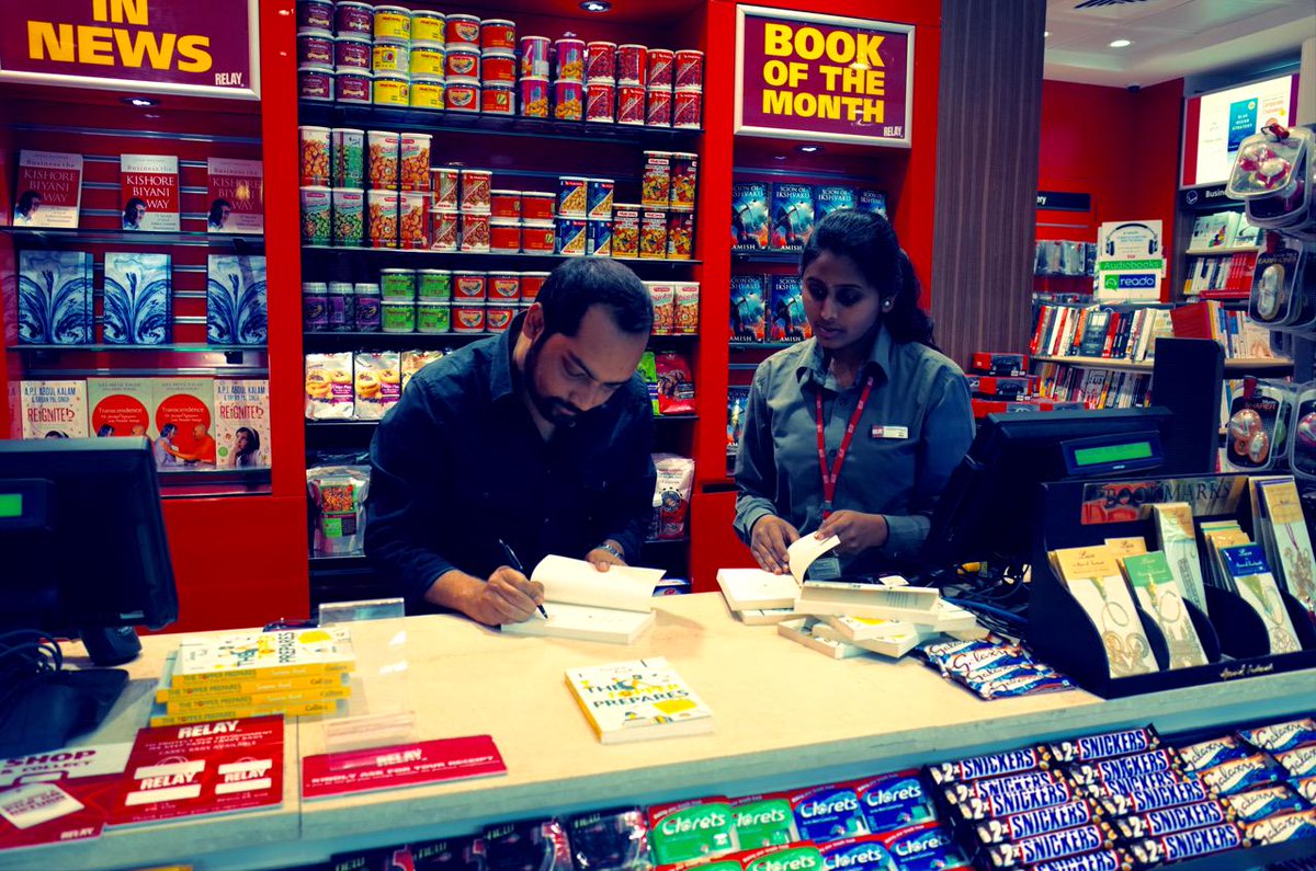 Soum Paul on Twitter "Book signing Relay Bookstore Bangalore