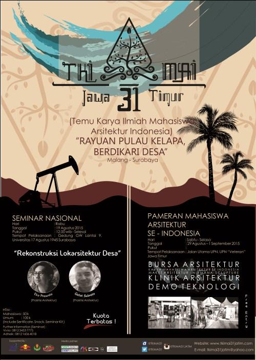 eventsurabaya's tweet image. terbuka untuk umum, pameran karya seni arsitektur oleh mahasiswa arsitektur se-indonesia | 29 Aug - 1 Sept'15