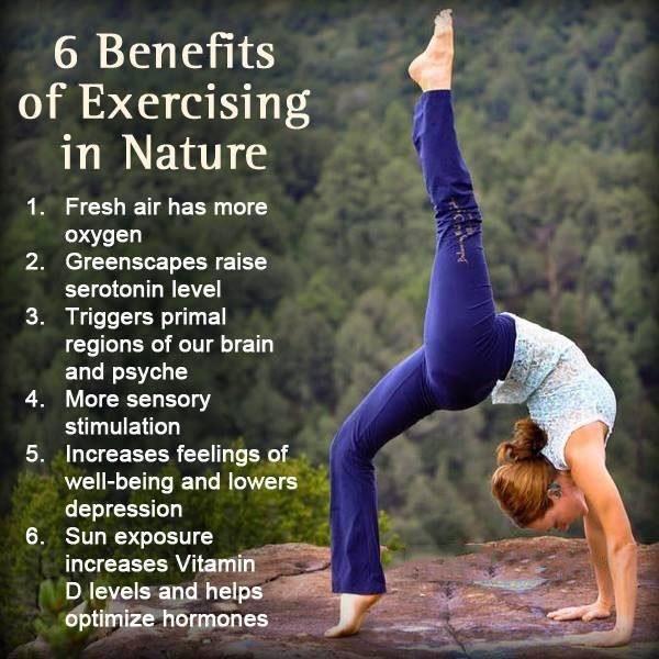 Daily Health Tips on X: 6 Health benefits of exercising in nature.  #Fitness #Exercise #HealthTps #EbixAdam  / X