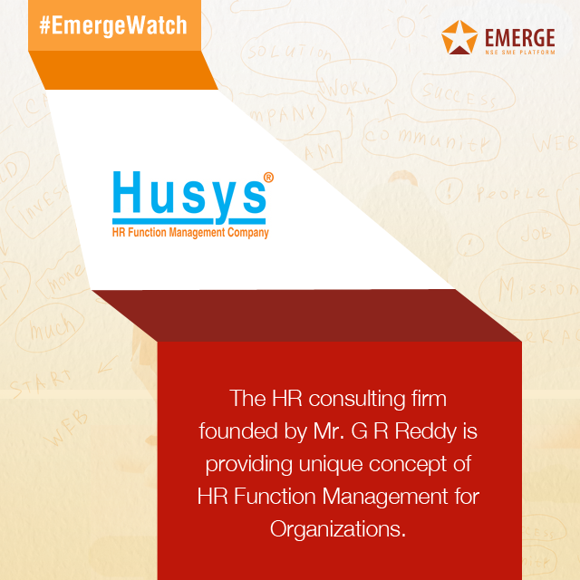NSE_EmergeITP's tweet photo. #EmergeWatch: The next company, listed on Emerge ITP is @Husys, an HR consulting firm. http://t.co/cu38aL2ENR