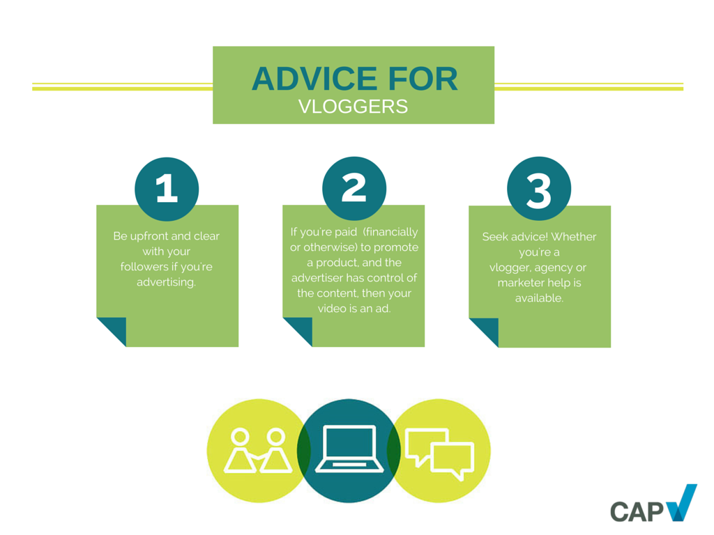 CAP_UK's tweet photo. We've published clear new guidance https://t.co/a6MzZ18LZj to help vloggers stick to the ad rules #vlogadvice http://t.co/99S7p0VotC