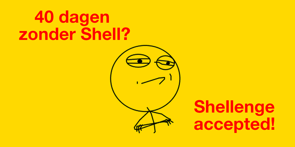 Meer dan 8.000 mensen starten vandaag met #40dagenzonderShell ! Jij ook? ow.ly/R54ws