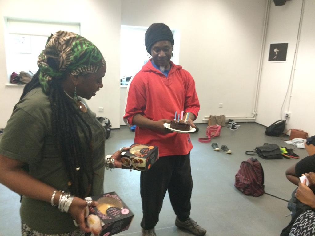 We took time out of workshops to wish a happy birthday to the legendary David Hamilton! 