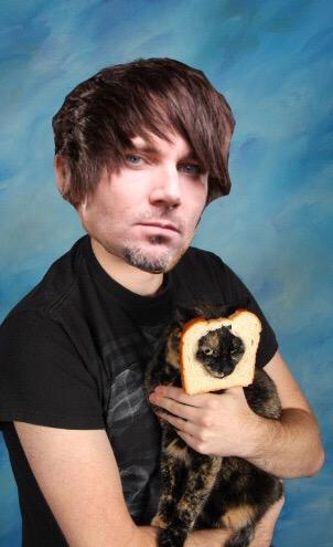 BMScasts's tweet image. When @BMS_Billy said I was so cute he could eat me! Didn't think he meant literally! Help me @BMS_Derek @BMS_Nard