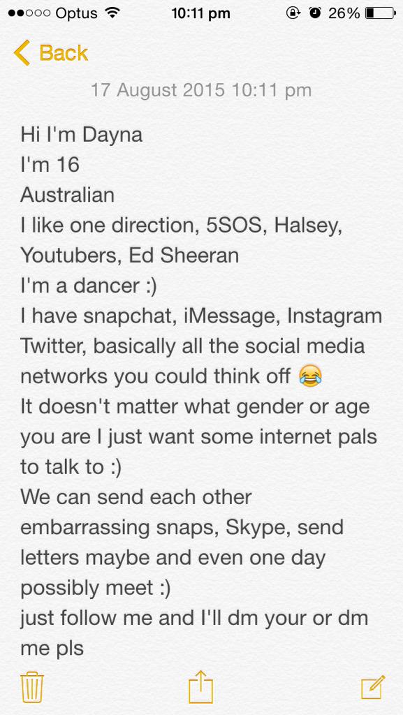 netfriendhelp's tweet photo. fave &amp; dm/follow @sighdayna if you wanna be their internet bestie :) x http://t.co/AHFzr37VP5