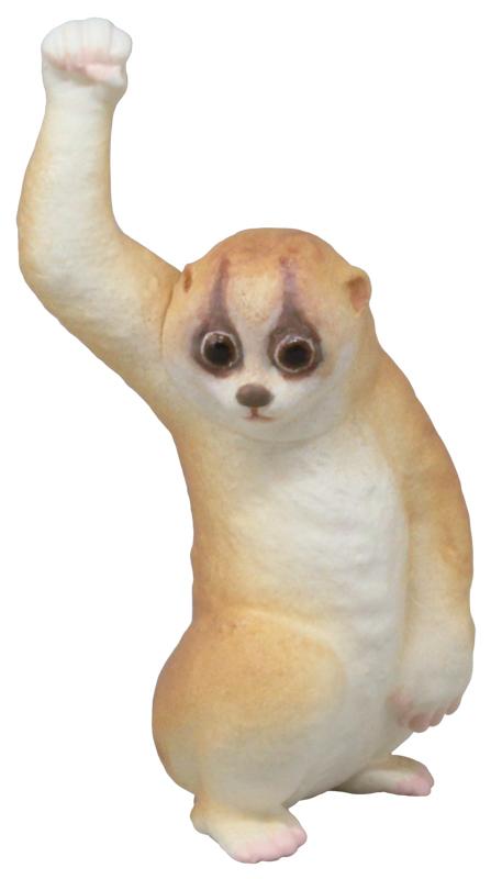 あっ……（察し） あれは……完全勝利したスローロリスくん！？ 動物たちが