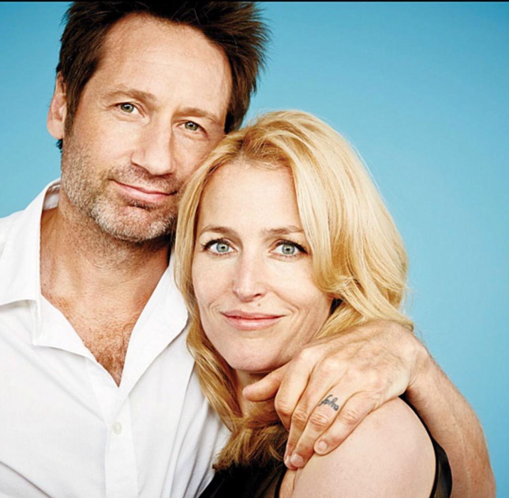 Gillian Anderson and David Duchovny
