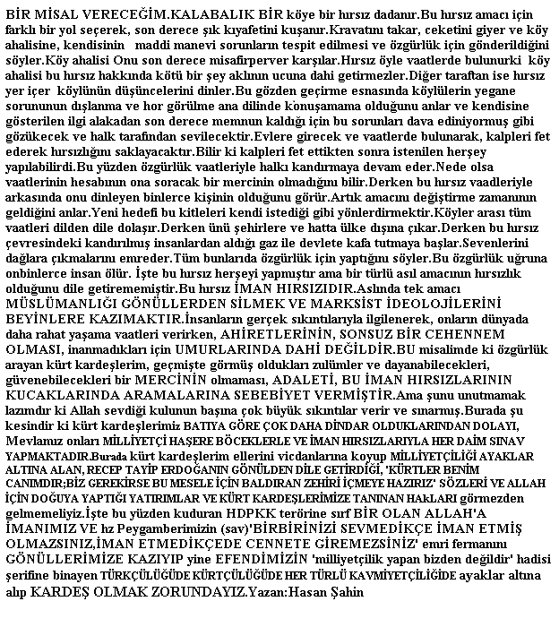 MİLLİYETÇİLİK YAPAN HAŞERE BİR BÖCEKTEN AŞAĞI AŞAĞI DAHA DA AŞAĞIDIR.(Hz Muhammed(sav))Bundan daha ağır söz varmıdır?