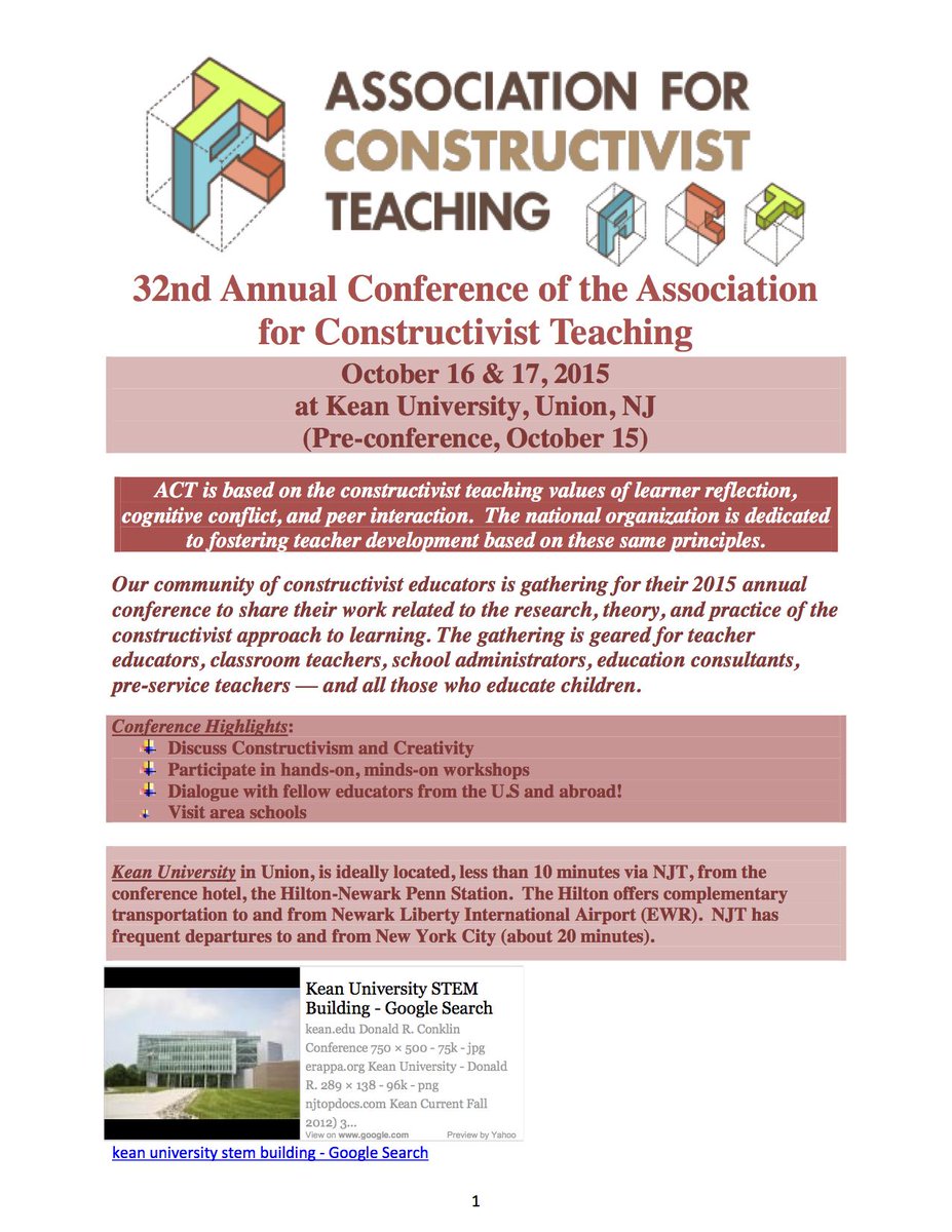ACTeachers's tweet photo. For more information about this year's conference, please check out our flyer. http://t.co/N0qZ1Qgz9i
