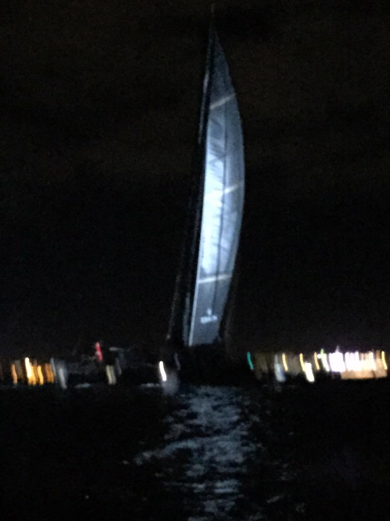 Design_KMD's tweet photo. Great night watching the fastnet come in! #RolexFastnetRace #Spindrift http://t.co/WRRoI2enUu