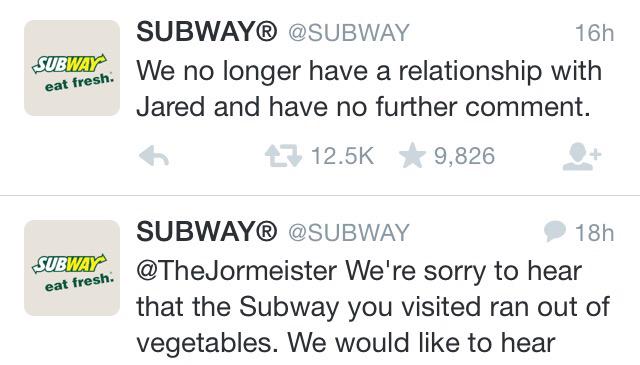 .<a href="/SUBWAY/">Subway®</a> is doing damage control for two scandals now