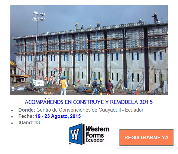 WesternForms's tweet image. Esta semana #WesternForms estará participando en #ConstruyeyRemodela2015. facebook.com/events/1618564…  #construccion