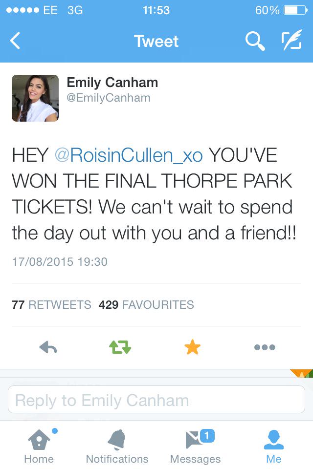 <a href="/EmilyCanham/">Emily Canham</a> <a href="/JakeBoys/">Jake Boys</a> pls could I have some info about the Thorpe park day out bc its stressing me out? thankyou😓☺️🙊