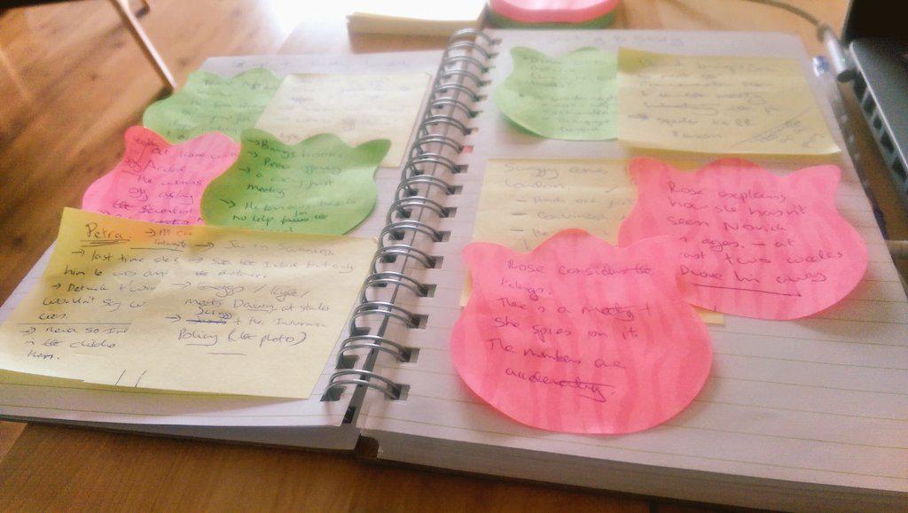 novelchronicle's tweet photo. Today is the first day of the rest of my novel #amwriting #post-its #macromanager http://t.co/IAHrlwAIUo