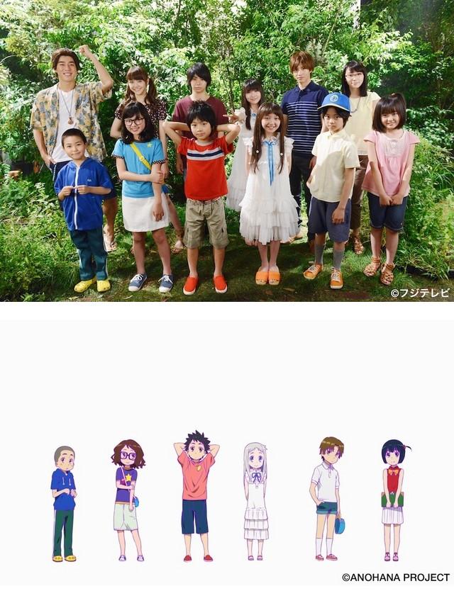 Live-Action "anohana: The Flower We Saw That Day" mengumumkan aktor anak kecil. Tayang 21 September di Jepang.