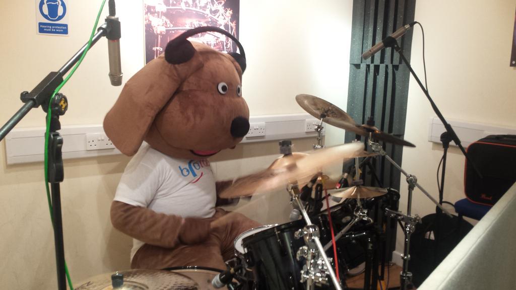 Buddy took to the drums at Major Music and showed us his hidden talents. <a href="/wessexgarages/">Wessex Garages</a> <a href="/SwooshMe/">Swoosh</a> <a href="/vysvale/">Vale Youth Service</a>
