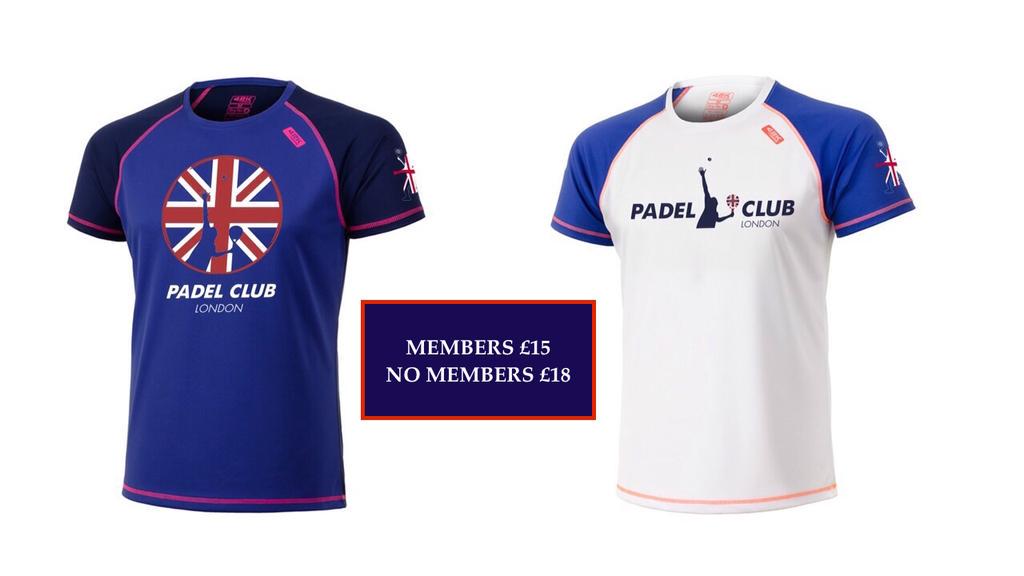 You can buy your T-Shirt at #PadelClubLondon if you don't have yours yet! #PadelUK #PCL #PadelclubLDN #UKSports