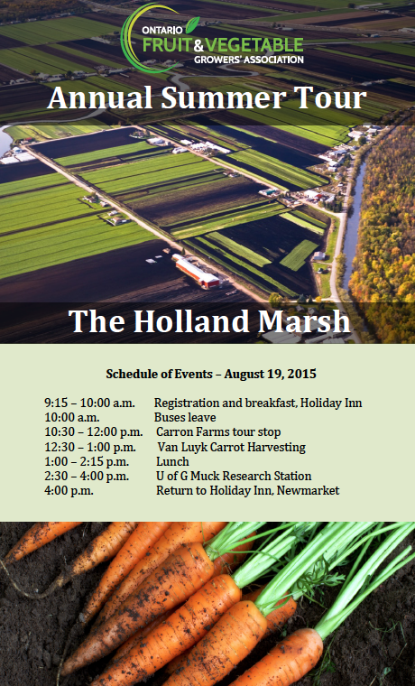 The OFVGA #SummerTour15 kicks off today in the #HollandMarsh! Share your photos and stories with us!