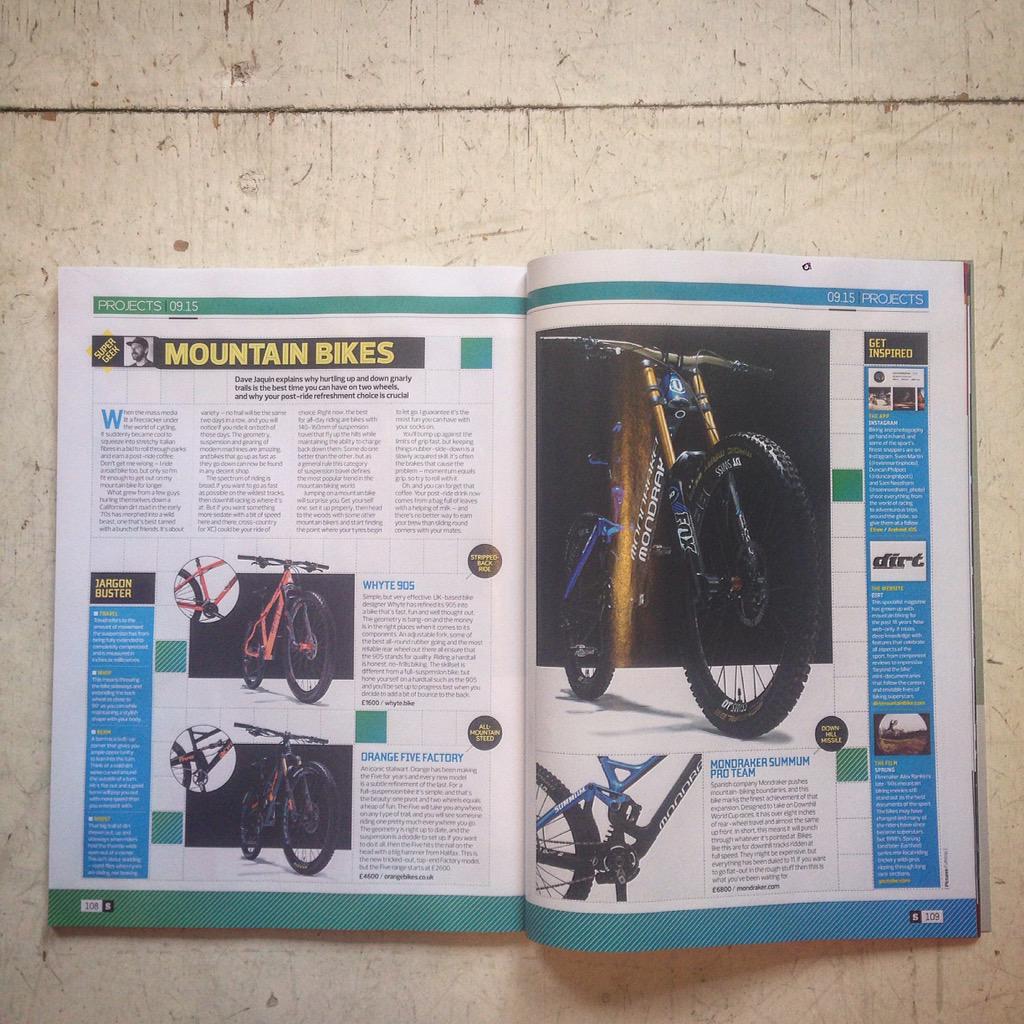 Always good to see words in print and the latest <a href="/StuffTV/">Stuff</a> magazine has some of mine. #mtb #supergeek #thatsme