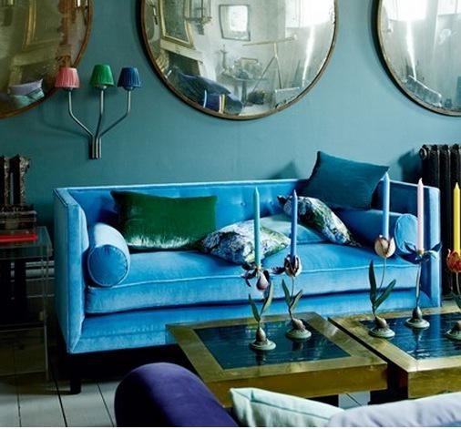 Want to know how to decorate with drama and sophistication? The answer is blue on.red-uk.co/1dwFlel
