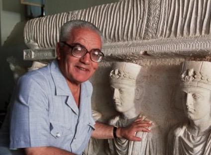 Remember this man. #KhaledAsaad. Tortured and beheaded for refusing to reveal cache of #Palmyra artefacts. A hero