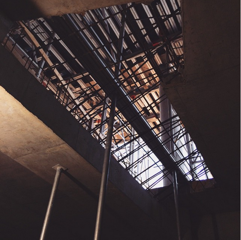 KentCAED's tweet photo. View from the basement to the first floor of the new #KentCAED building http://t.co/CCzPp4qRwY