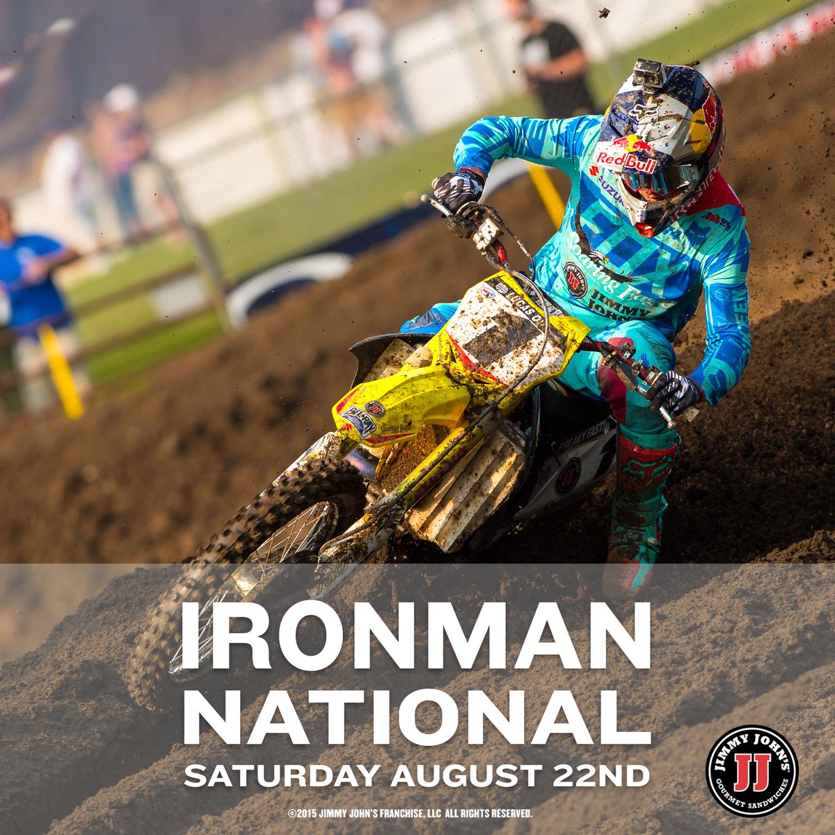 Jimmy John’s (@jimmyjohns) on Twitter photo I've got 5 pairs of tix & VIP passes for this weekend's #IronmanNational in Indy. RT 4 a chance 2 meet <a href="/KenRoczen94/">Ken Roczen</a>! I've got 5 pairs of tix & VIP passes for this weekend's #IronmanNational in Indy. RT 4 a chance 2 meet <a href="/KenRoczen94/">Ken Roczen</a>!