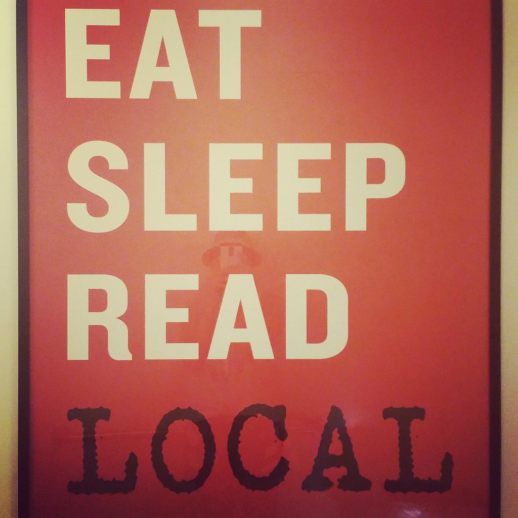 We'll add #createlocal to this great print, found at #catislandcoffeehouse. 
#privatepicassos  #shoplocal #shopsmall