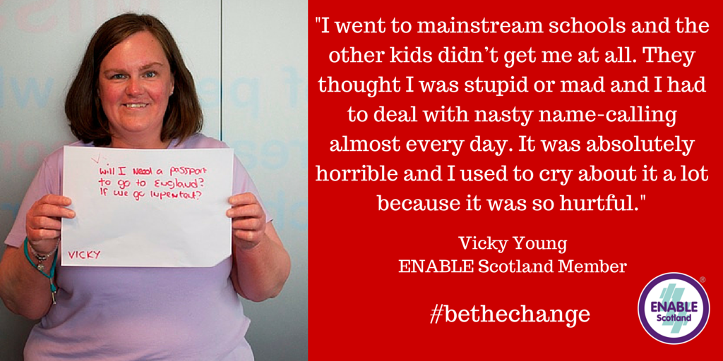 Enable_Tweets's tweet photo. Please #bethechange and support @policescotland's disability #hatecrime campaign. RT if you are going to #reporit http://t.co/sbreXqHVf6