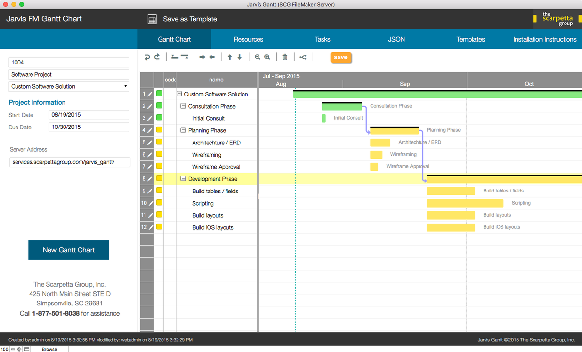 Filemaker Gantt Chart Freeware