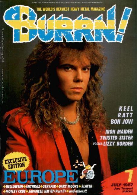 Happy Birthday to lead singer and Vet Joey Tempest. Cheers brotha...hope it s a great one! 
