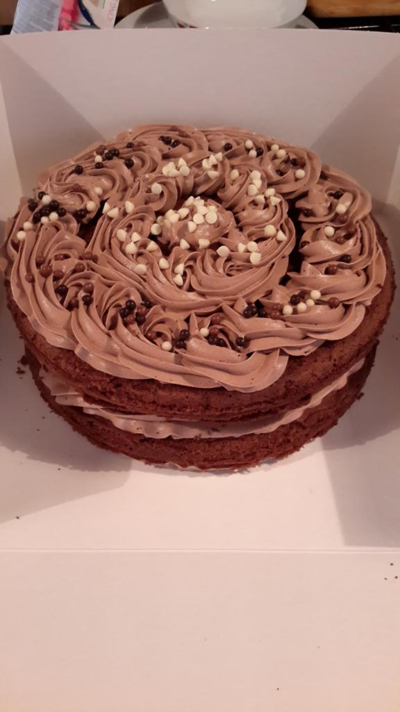 10 inch Buttercream Chocolate Sponge cake £15 each x