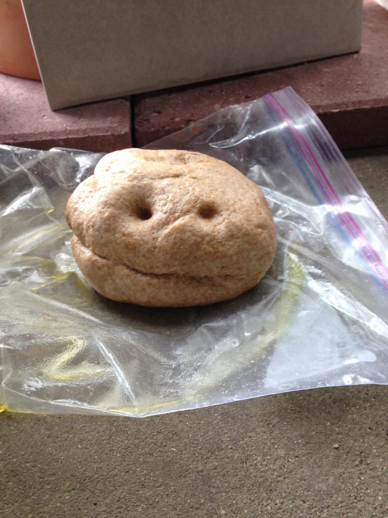 toadparade's tweet photo. Making some roman bread. Putting this guy in the oven made us feel bad #primetime2015 http://t.co/78y0hdQjYV