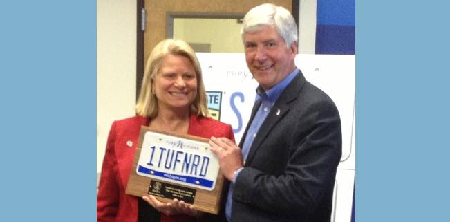 Happy Birthday and best wishes to Gov. Rick Snyder from SOS Johnson and team! 