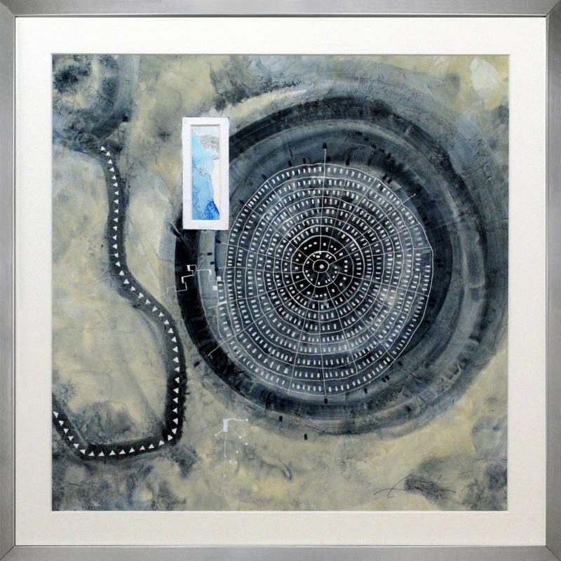 Cecilia Villanueva's "Blue Ink Runs In Her Veins" runs thru Sept 3. Come take a look before Labor Day weekend.
