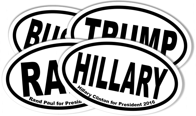 StickerCafe's tweet image. The campaigns are heating up! Show your support for a candidate with our oval stickers!  stickercafe.com/collections/po…