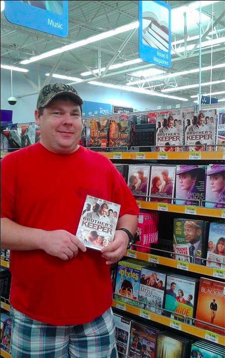 BrosKeeperFilm's tweet photo. Here's a pic of our fan David buying his copy of the DVD in Bainbridge! Send us your pics! http://t.co/55dXTiWvEo