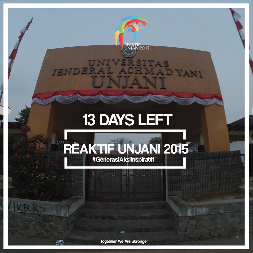 Perbaiki opini buruk dan menakutkan mitos angka 13, satu bangga &amp; kekuatan untuk Almamater. #GenerasiAksiInspiratif