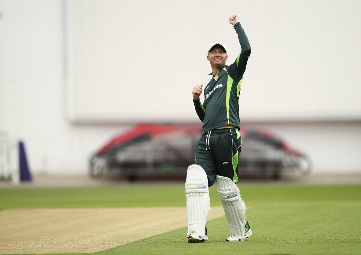 ICC's tweet photo. #Ashes preparations heat up at the Oval ahead of the 5th Test on Thursday, who will be the star man? #EndvAus http://t.co/qznPjv9kdC